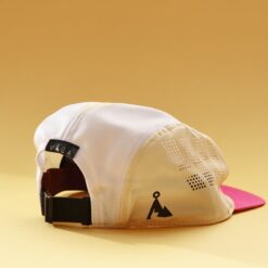 Feather Racing Cap Pink Pale Yellow