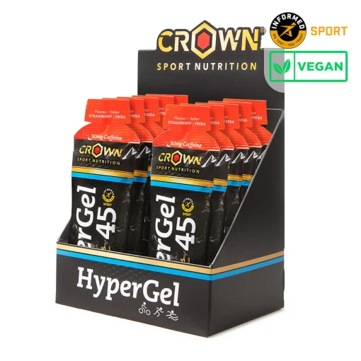 CROWN HyperGel 45 (80mg cafeína) Morango