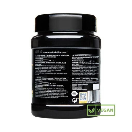 CROWN Vegan PROtein+ Chocolate (saqueta 26,5g)