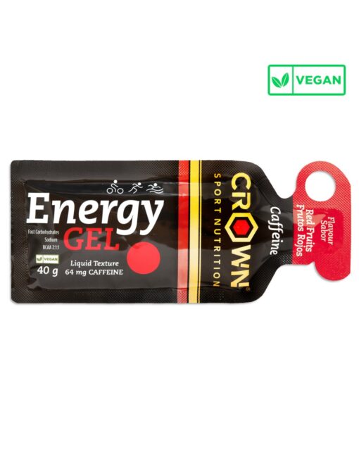 CROWN Energy Gel Frutos Vermelhos (40g) 80mg Cafeína