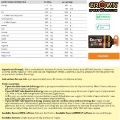 CROWN Energy Gel Laranja (40g)