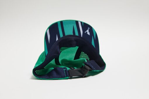 TEAM VÄGA Feather Racing Cap Eletric Mint Navy Blue