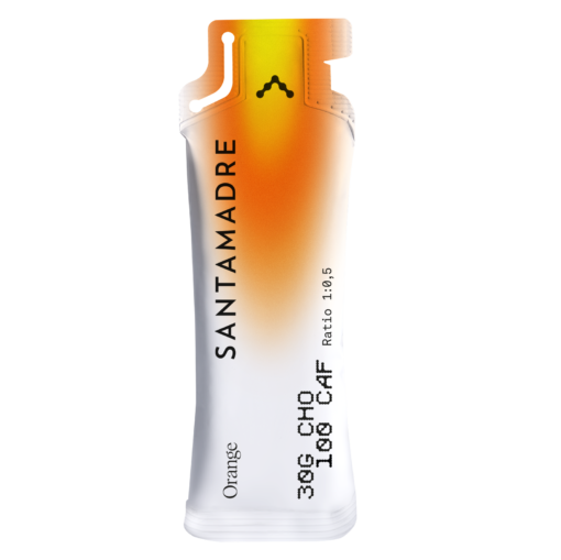 SANTAMADRE Gel Energético 30g HC 100mg CAF (Rácio 1:0.5) 50 ml Laranja