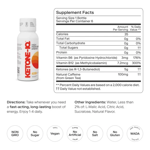 Ketone-IQ® +Caffeine Shot