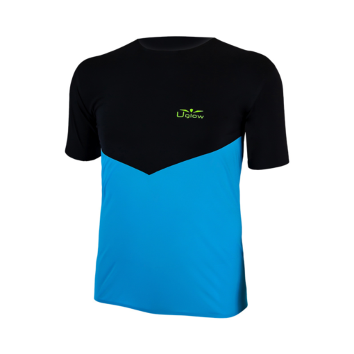 UGLOWSPORT Speed Aero Tee | Black Skyblue