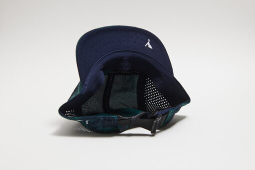 TEAM VÄGA Feather Racing Cap Navy Racing Green Blue