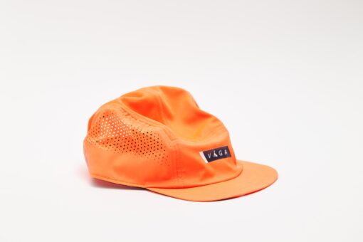 TEAM VÄGA Feather Racing Cap Neon Orange Navy Blue