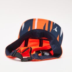 TEAM VÄGA Feather Racing Cap Neon Orange Navy Blue