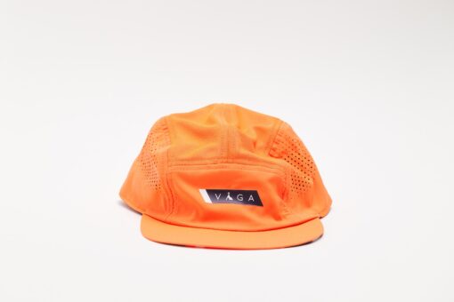 TEAM VÄGA Feather Racing Cap Neon Orange Navy Blue