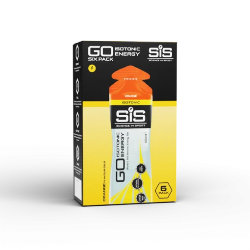 SIS GO Isotonic Gel Energy 60 ml Laranja (Pack 6)