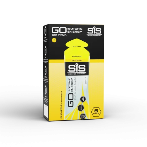 SIS GO Isotonic Gel Energy 60 ml Abacaxi (Pack 6)