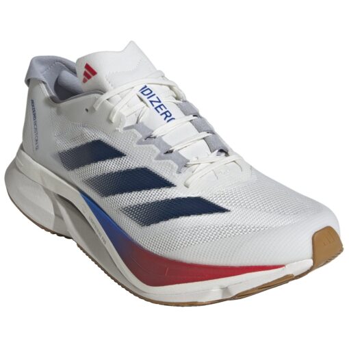 ADIDAS Adizero Boston 12 White Dark Blue