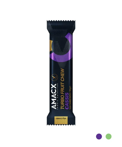 AMACX Turbo Fruit Chew Bar - Cassis 50g