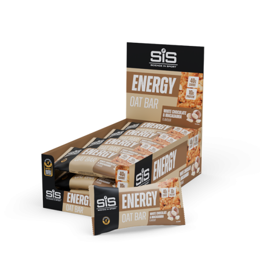 SIS Energy Oat Bar Chocolate Branco e Macadamia